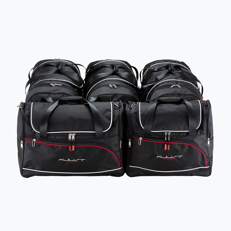 KJUST Kofferraumtaschen-Set Audi A6 Limousine C8 2018+ 5 Stück schwarz 2