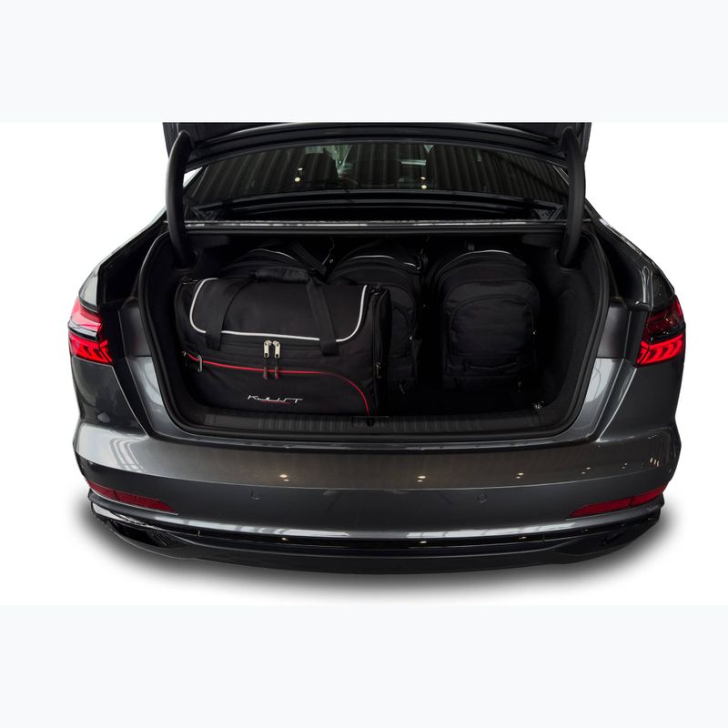KJUST Kofferraumtaschen-Set Audi A6 Limousine C8 2018+ 5 Stück schwarz 18