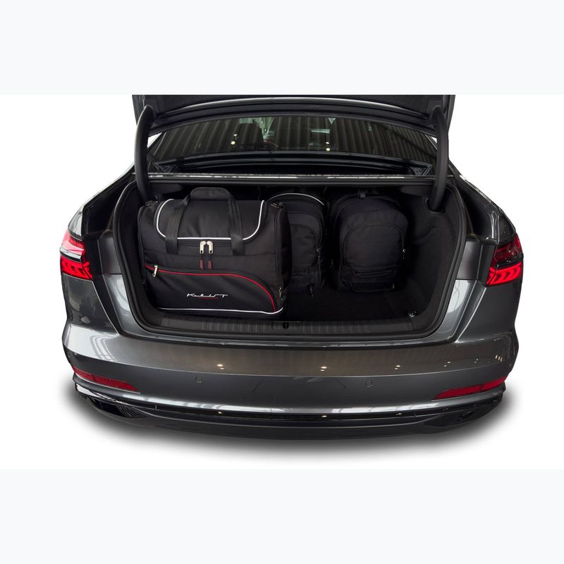 KJUST Kofferraumtaschen-Set Audi A6 Limousine C8 2018+ 5 Stück schwarz 18