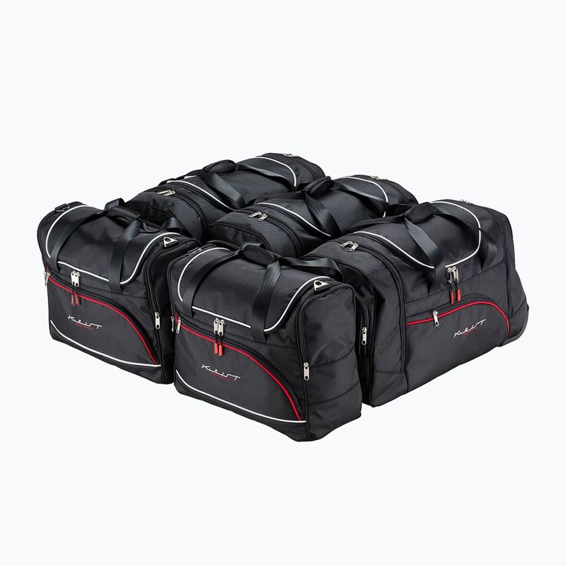 KJUST Audi Q7 PHEV Kofferraumtaschen Set 2020+ 5 Stück schwarz