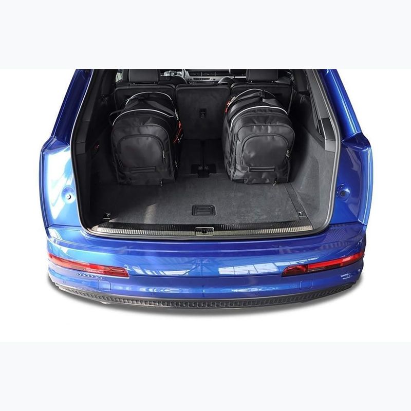 KJUST Audi Q7 PHEV Kofferraumtaschen Set 2020+ 5 Stück schwarz 20