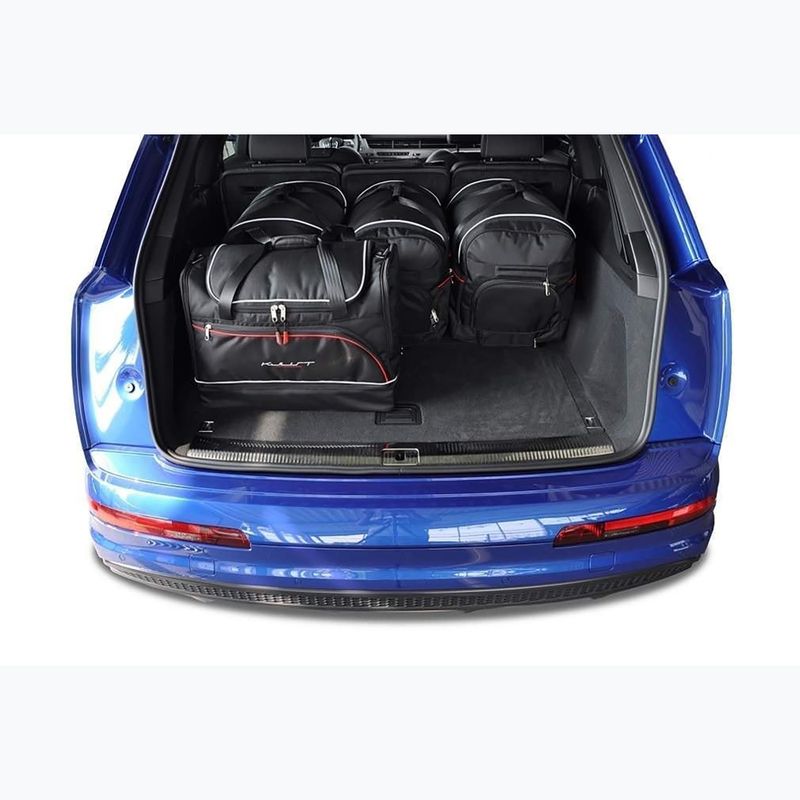 KJUST Audi Q7 PHEV Kofferraumtaschen Set 2020+ 5 Stück schwarz 17
