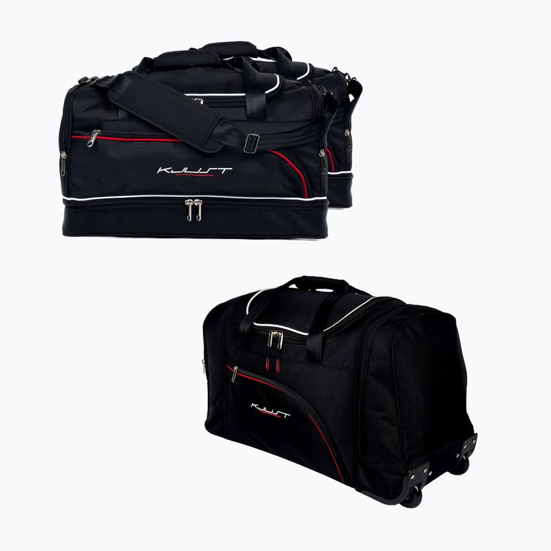 Gepäckträgertaschen-Set KJUST Mercedes-Benz AMG GT 2023+ 3 Stk. Schwarz