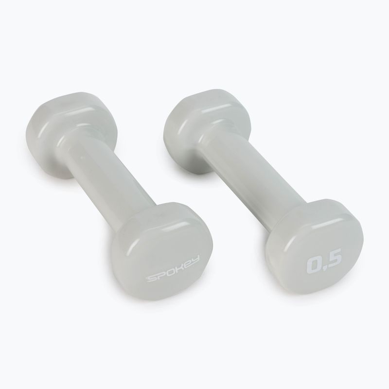 Spokey Shape IV Kurzhanteln 2x0 5 kg grau 920892 2