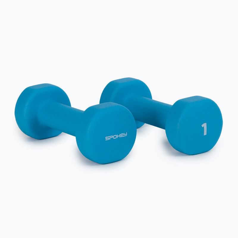 Spokey Shape IV Kurzhanteln 2x1kg blau 920894