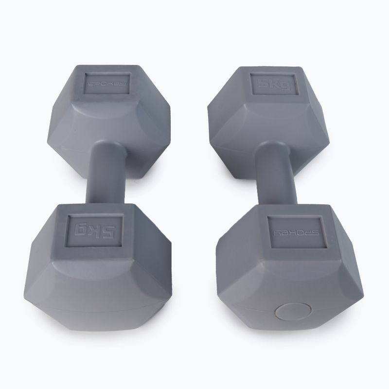 Spokey Monster II 2x5 kg grau Kurzhanteln 920900 3