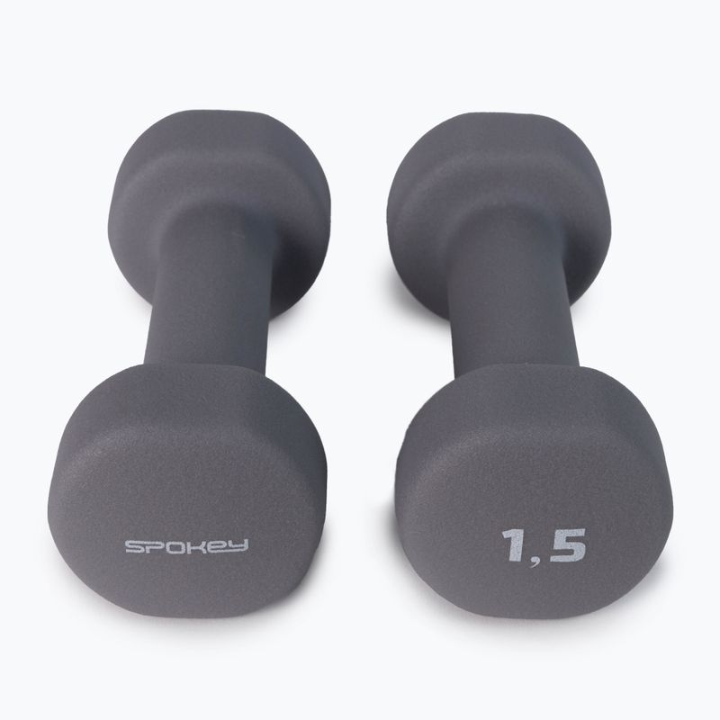 Spokey Shape IV Kurzhanteln 2x1 5 kg grau 921562 3