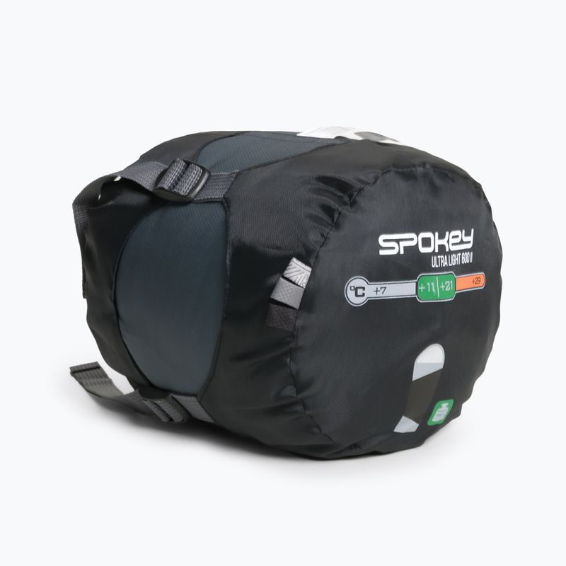 Spokey Ultralight 600II Schlafsack schwarz-grau 922251 6