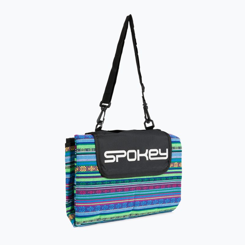 Spokey Picknick Floral Picknickdecke blau 922270