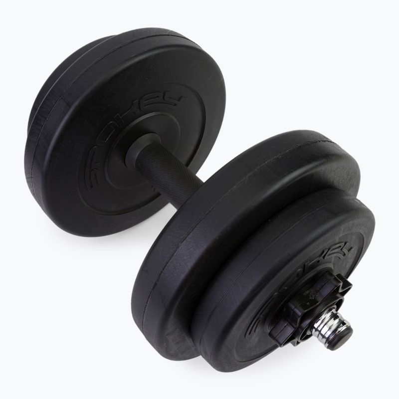Spokey Burden 7 5 kg Kurzhanteln schwarz 921736 2