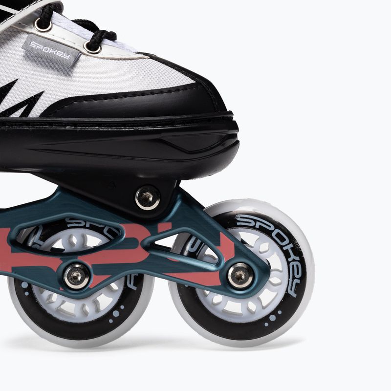 Spokey TONY Kinder Rollschuhe weiß 927003 6