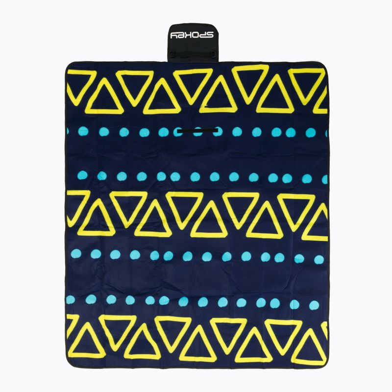 Spokey Picknickdecke Picknick Trio navy blau 927391 4