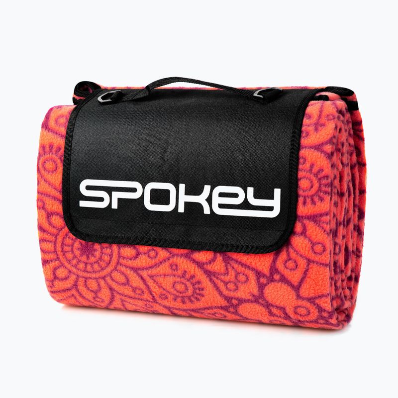 Spokey Picknickdecke Mandala rot 928253 7