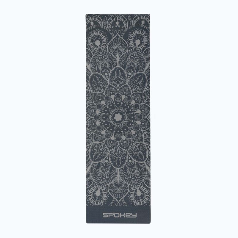 Spokey Yoga Mandala 4 mm grau 929857 Yogamatte 2