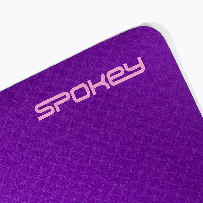 Spokey Yoga Duo 4 mm lila/rosa Yogamatte 929893 3