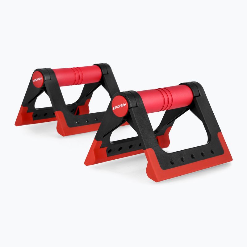 Spokey Force Liegestützgriffe 2 Stück schwarz/rot 929901