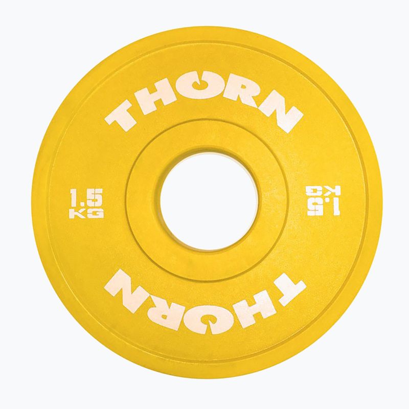 Gewichtszusatz THORN FIT Fractional 2 x 3 kg yellow/white 2