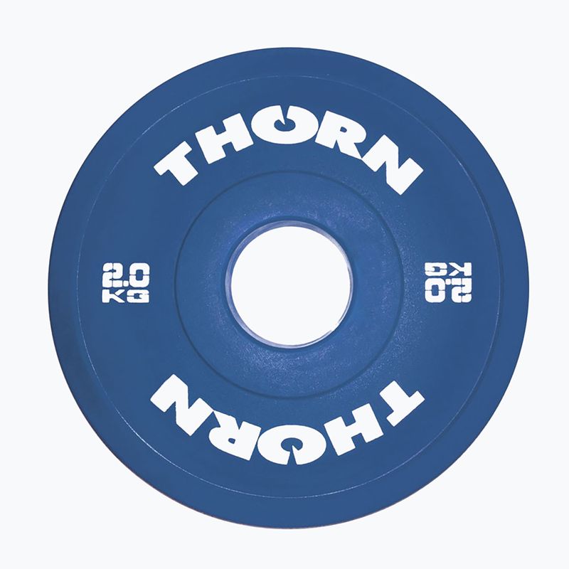 Gewichtszusatz THORN FIT Fractional 2 x 4 kg blue/white 2