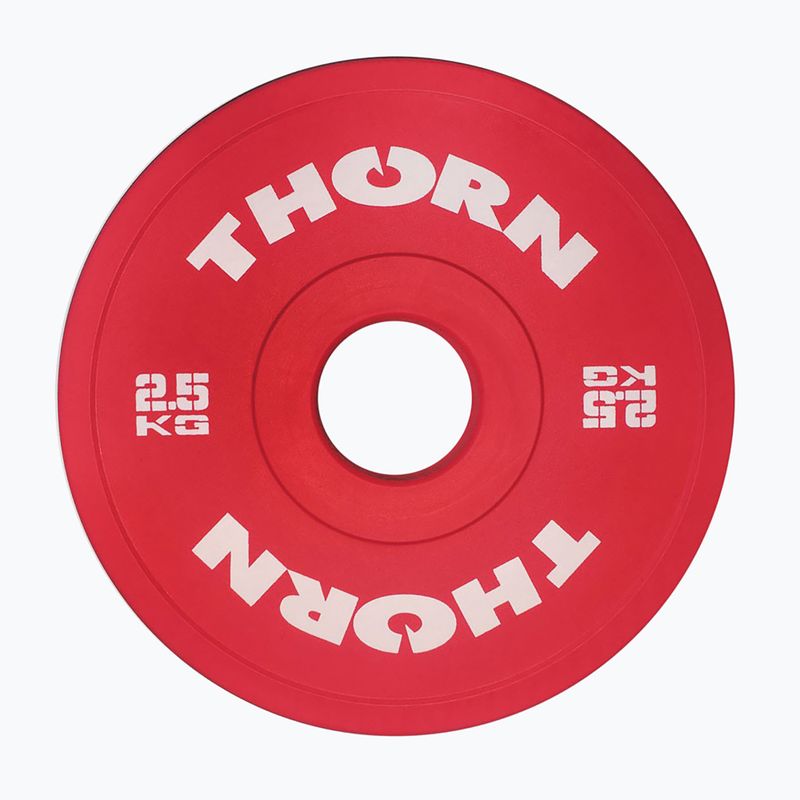 Gewichtszusatz THORN FIT Fractional 2 x 5 kg red/white 2