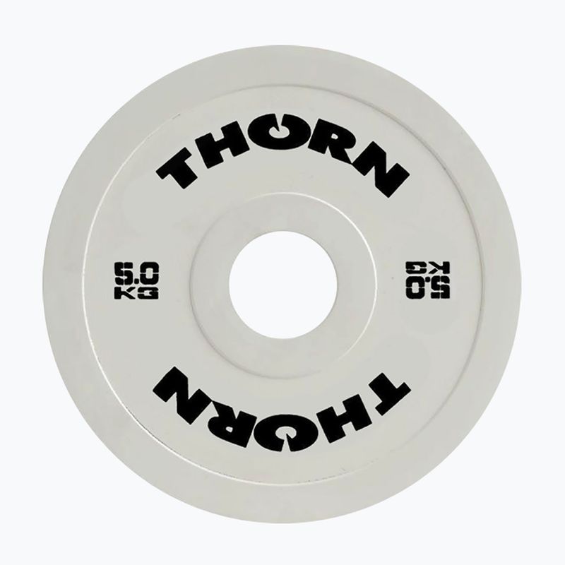Gewichtszusatz THORN FIT Fractional  2 x 10 kg white/black 2