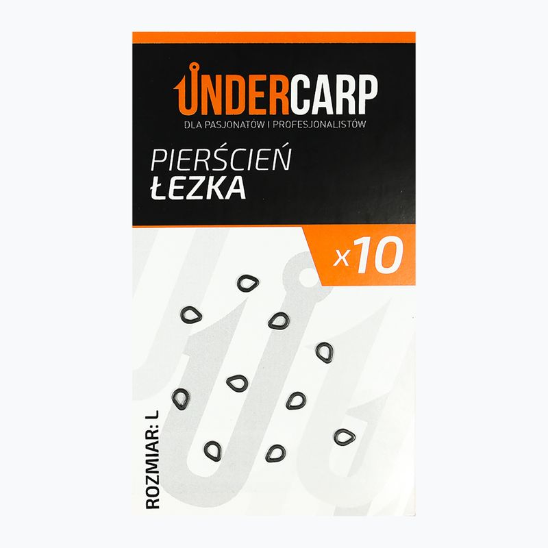 UNDERCARP Karpfenring Teardrop schwarz UC163