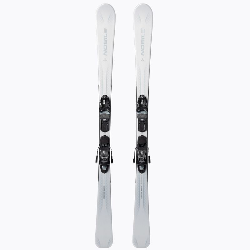 Damen-Abfahrtsski Nobile Element One weiß +Vist VSS 310+Speed Spacer Platte VSS310