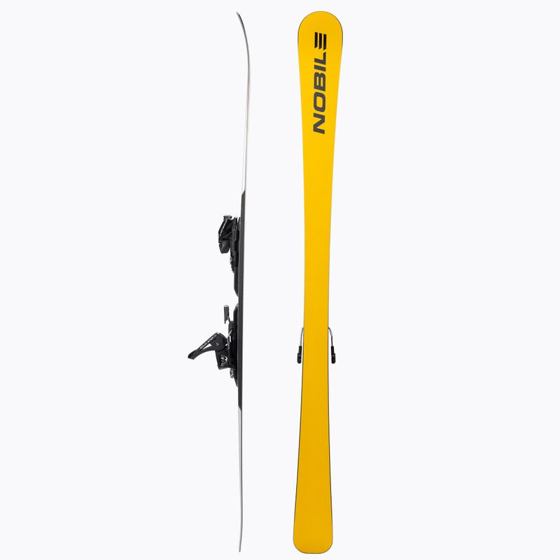 Damen-Abfahrtsski Nobile Element One weiß +Vist VSS 310+Speed Spacer Platte VSS310 2