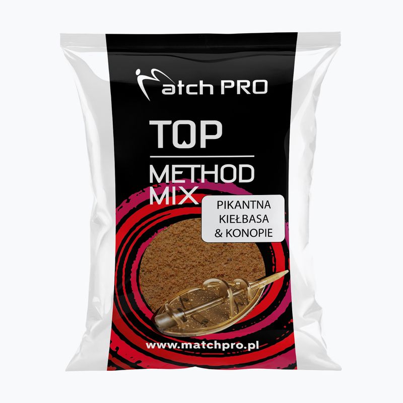 MatchPro Methodmix Würzige Wurst & Hanf Angelgrundköder 700 g 978311