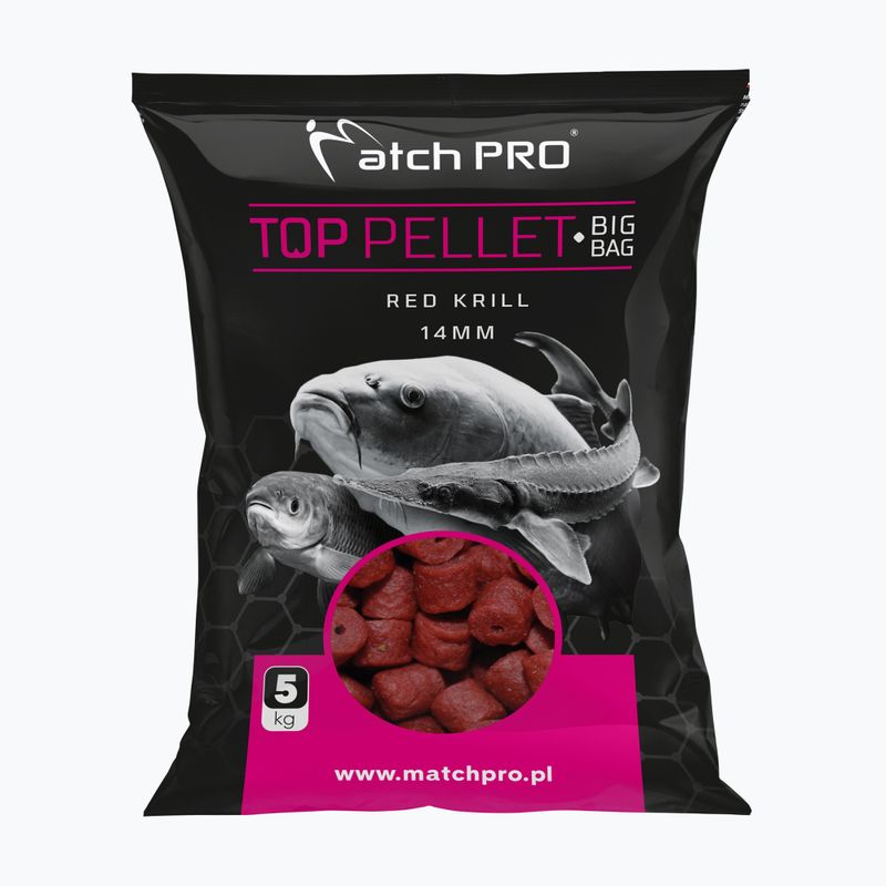 MatchPro Karpfenpellets Big Bag Red Krill 14mm 5kg 977016