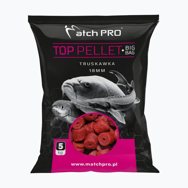 MatchPro Karpfenpellets Big Bag Erdbeere 18mm 5kg 977057