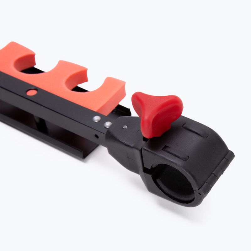 Milo D25/30 Level Angelkamm für 12 Kronen schwarz/rot 4C8XPO649 2