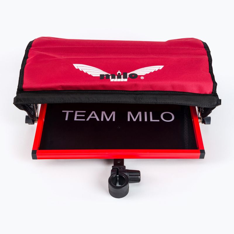 Regal für Milo Piatto Metallplattform schwarz und rot 4C8SBA023 5