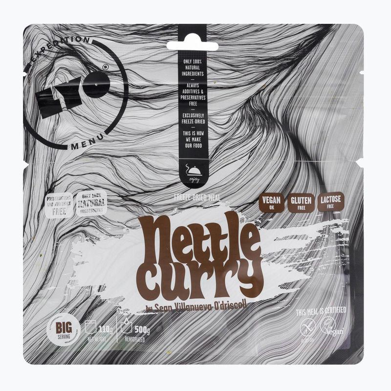 Gefriergetrocknete Lebensmittel LYOFOOD Grünes Curry mit Brennnessel und Reis LF-7289