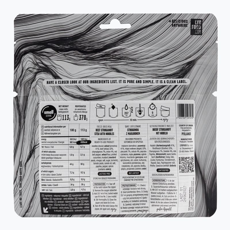 Gefriergetrocknete Lebensmittel LYOFOOD Strogonov LF-7470 2