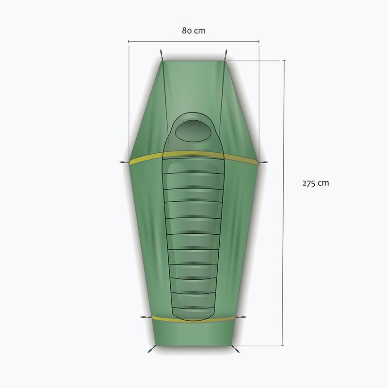Rockland Soloist grünes 1-Personen-Trekkingzelt 4