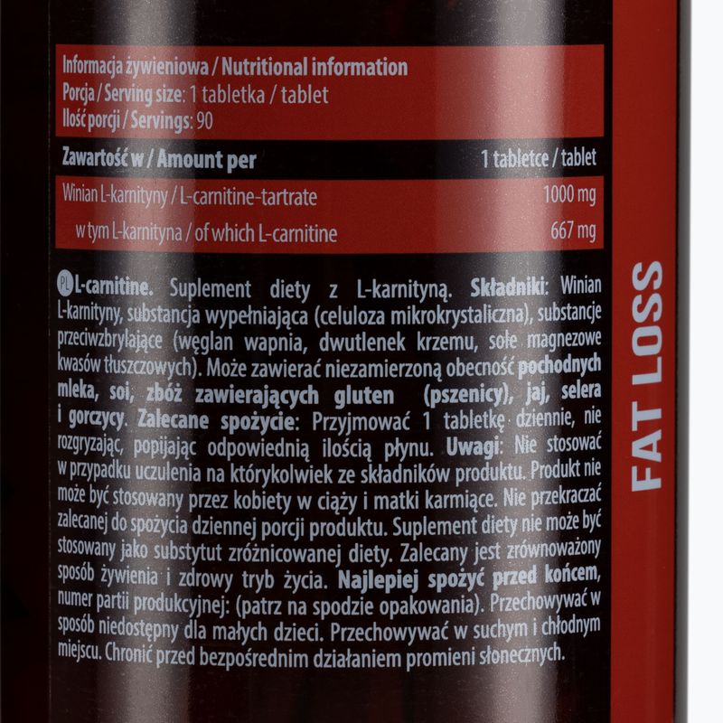 L-Carnitin 1000mg Essenz Fettverbrenner 90 Tabletten ESS/009 2