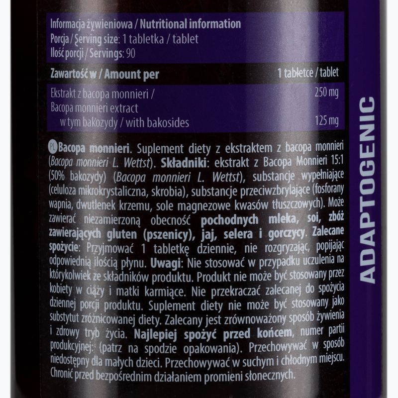 Bacopa Monnieri Essenz Gehirn Unterstützung 90 Tabletten ESS/040 2