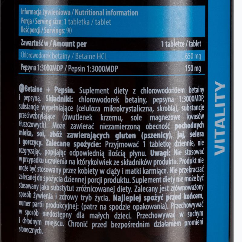 Betain HCL Pepsin Essenz Gesundheit und Fitness 90 Tabletten ESS/050 2