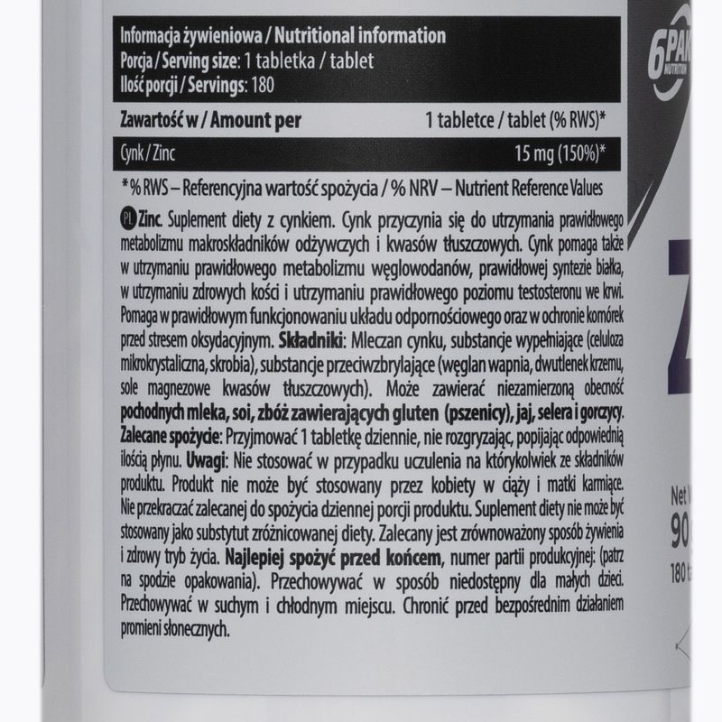 EL Zinc 6PAK Zink 180 Tabletten PAK/088 2