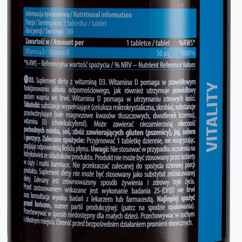 D3 2000IU Essenz Vitamin D3 180 Tabletten ESS/069 2