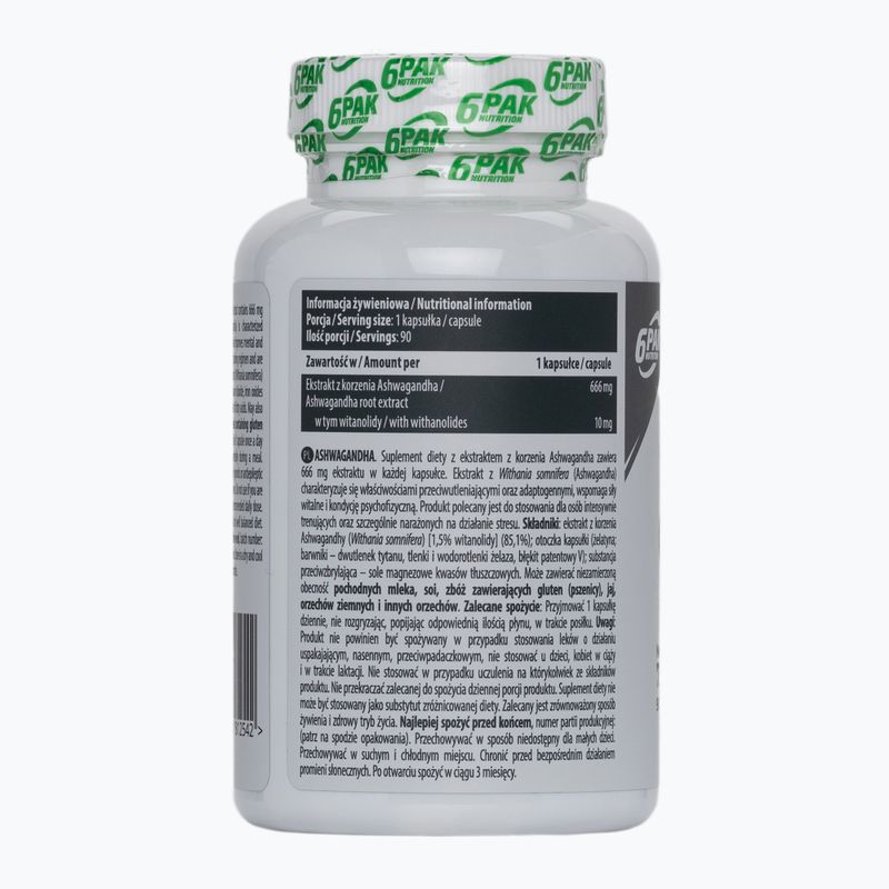 EL Ashwagandha 6PAK 666mg Leistung 90 Kapseln PAK/190 2