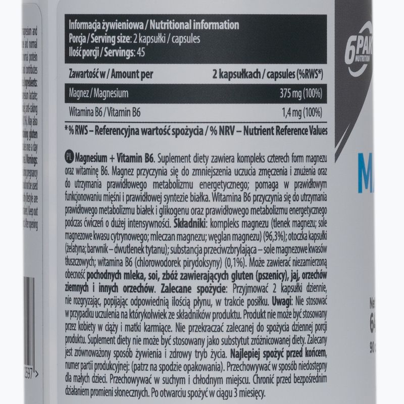 EL Magnesium B6 6PAK magnesium+B6 90 Kapseln PAK/208 2