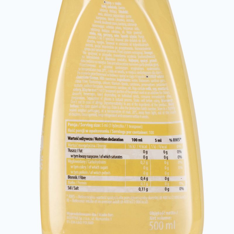 6PAK Sirup ZERO Sauce 500ml weiße Schokolade PAK/230 2