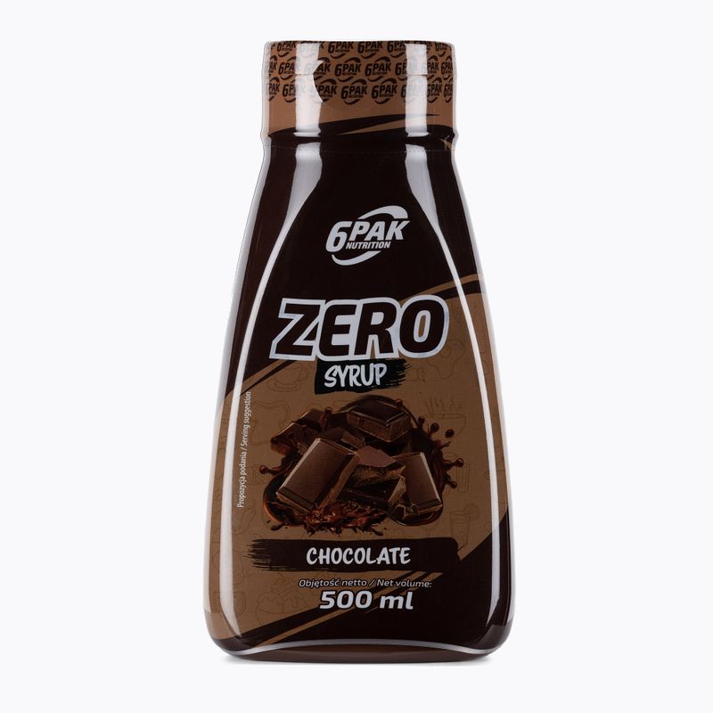 6PAK Sirup ZERO Sauce 500ml Schokolade PAK/218