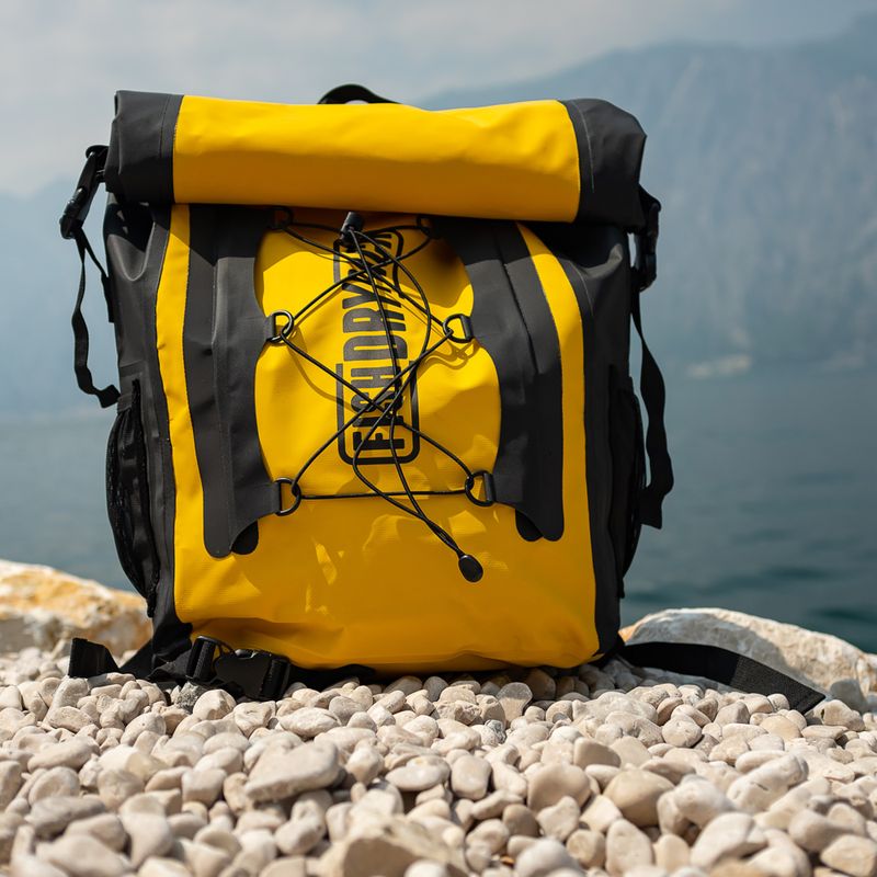 FishDryPack Explorer 40l gelb FDP-EXPLORER40 wasserdichter Rucksack 8