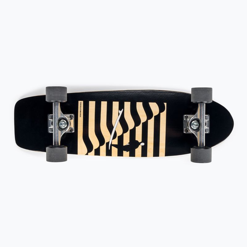 Fish Skateboards Alaia Cruiser-Skateboard schwarz CR-ALA-SIL-BLA