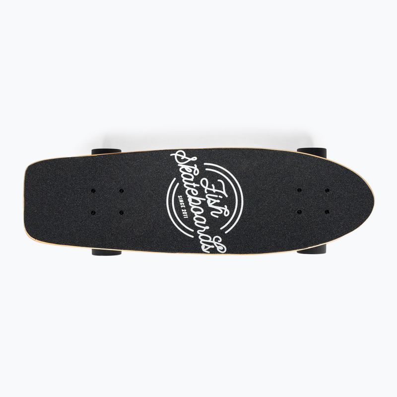 Fish Skateboards Alaia Cruiser-Skateboard schwarz CR-ALA-SIL-BLA 4