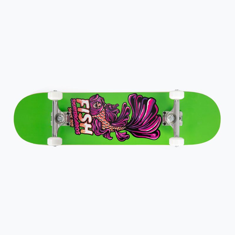 Fish Skateboards Emma Anfänger 8.0  grün klassisches Skateboard