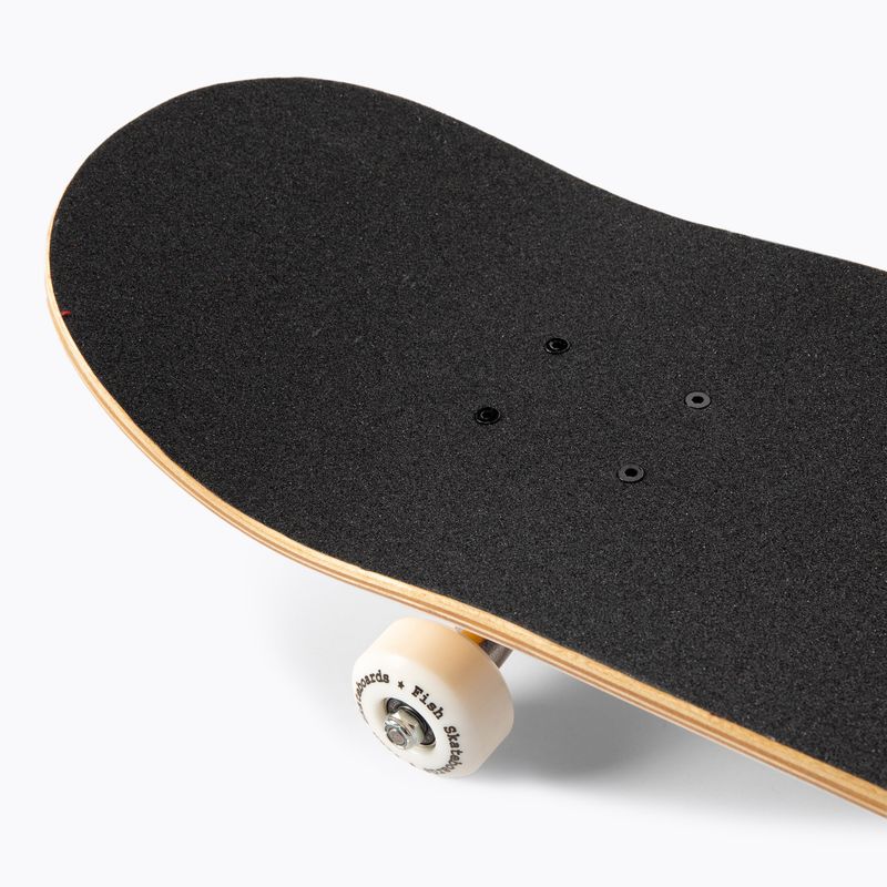 Fish Skateboards Mason Anfänger klassisches Skateboard 8.0  gelb 7