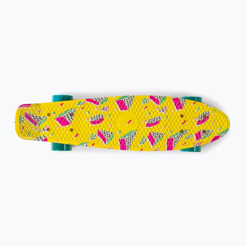 Fish Skateboards Druck Memphis gelb FS-FB-MEM-SIL-SGRE Skateboard 3